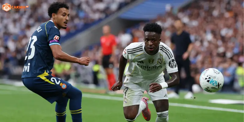 Vinicius Junior và Real Madrid trong trận Espanyol vs Real Madrid